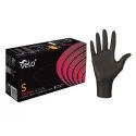 VELO BLACK rozm. S (a'100szt.) Rękawice nitrylowe, bezpudrowe