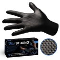 VELO STRONG czarne rozm. XL /50 szt. Rękawice nitrylowe