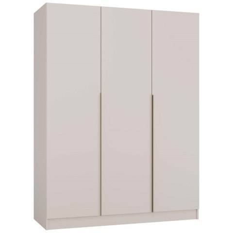 Szafa Garderoba 3 Drzwi 150 cm 12 Półek Do Sypialni Salonu Orsa Kaszmir Beż
