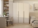 Szafa Garderoba 3 Drzwi 150 cm 12 Półek Do Sypialni Salonu Orsa Kaszmir Beż