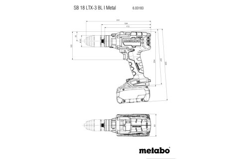 WIERTARKO-WKRĘTARKA AKUM.UDAROWA 18V SB 18 LTX-3 BL 2*5.5AH