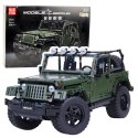 Klocki Konstrukcyjne Auto Terenowe Zielony Khaki 2078 el.