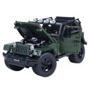 Klocki Konstrukcyjne Auto Terenowe Zielony Khaki 2078 el.