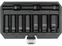 KOMPLET NASADEK UDAROWYCH 1/2'' DŁUGICH 10 SZT. 10-27MM