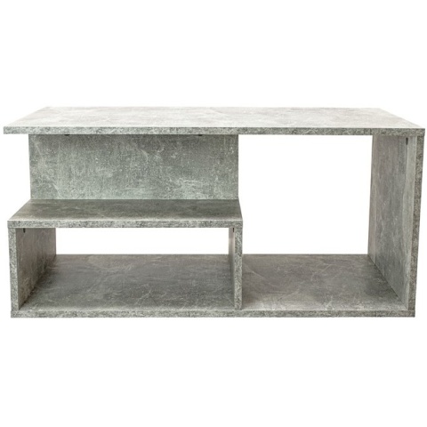Stolik Kawowy Ława Do Salonu z Półką 90x51x43 Nowoczesny Beton Kansas