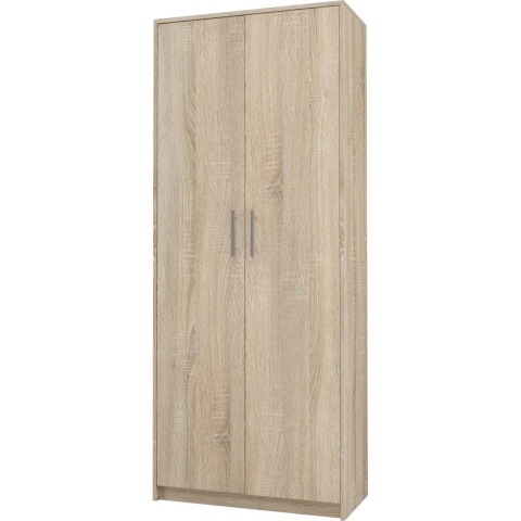 Regał Na Książki Segregatory Półka x8 Biurowy Do Salonu 74 cm Sonoma Lidia